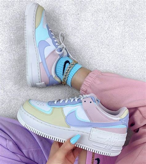 nike schoenen pastel|nike air force shadow pastel.